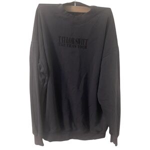 Taylor Swift Eras Tour Blue Crewneck OFFICIAL TOUR MERCH Size XS FIT S M L RARE